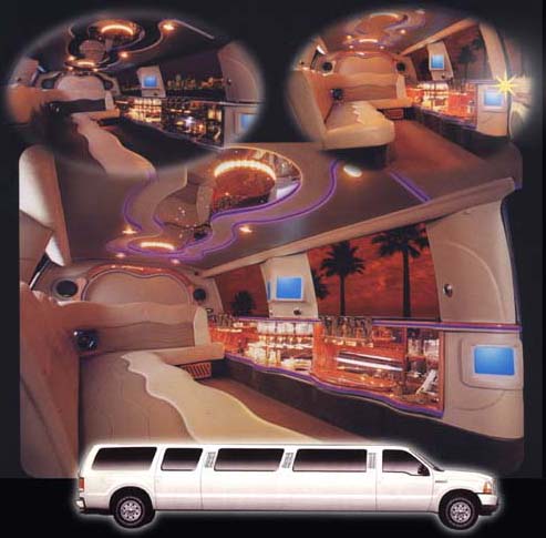Lucky Star Limousine Service - Excursion Interior